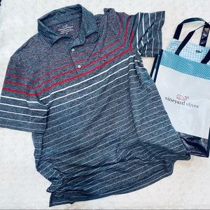 Vineyard Vines Men’s Performance Polo EUC SHIPS WITH BAG AND TISSUE